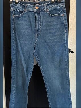 Express High Rise Women's Jeans - Medium Blue